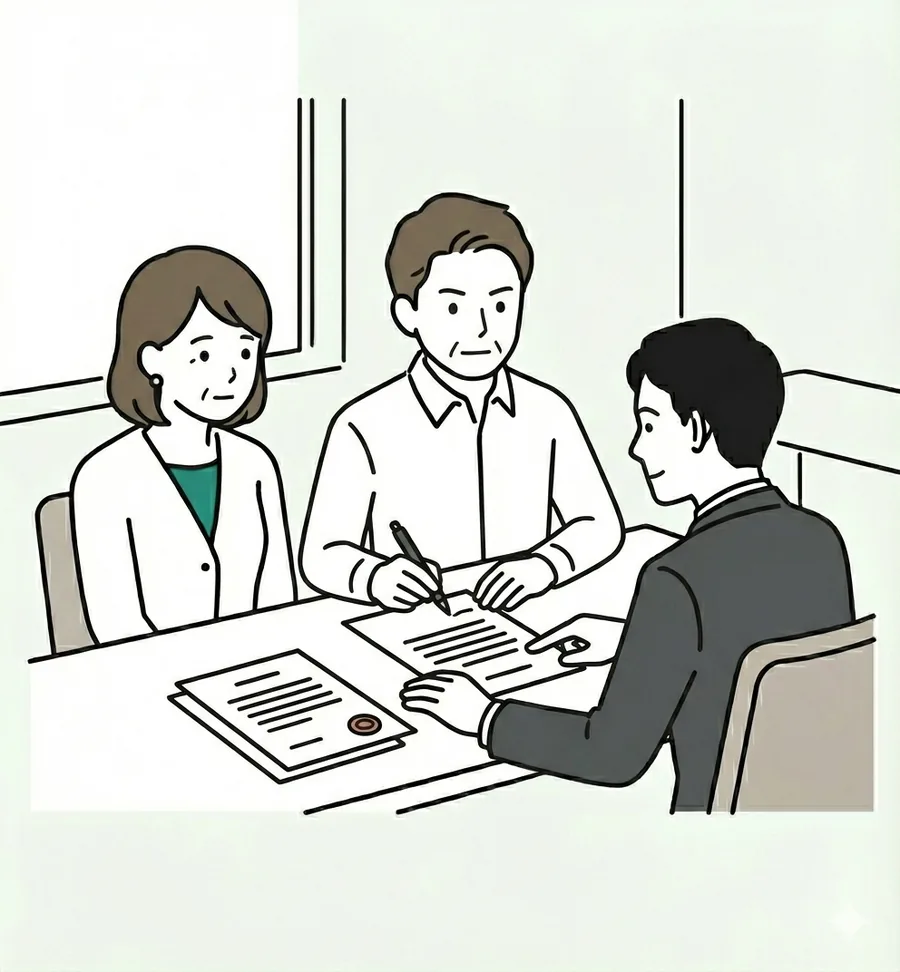弁護士に相続の相談をする依頼者