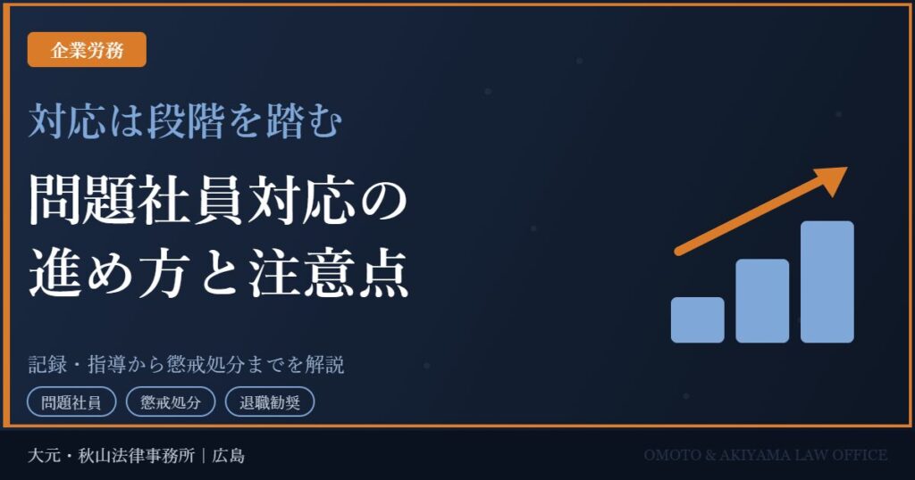 問題社員対応の進め方と注意点